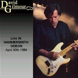 Live At Hammersmith Odeon 1984 Progressive Rock David Gilmour