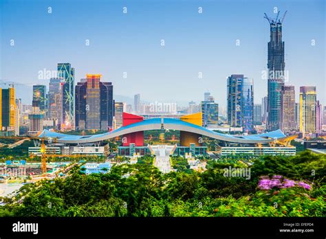 Shenzhen city modern skyline architecture hi-res stock photography and images - Alamy