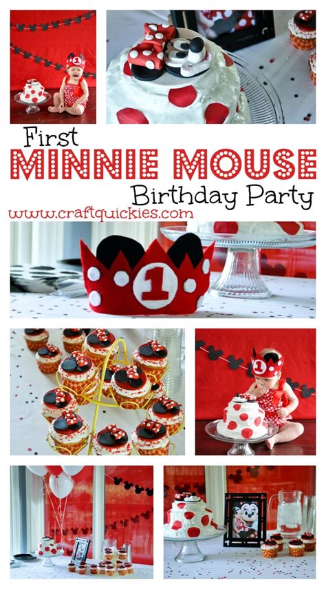 Minnie Mouse Birthday Party Ideas Including Photo Shoot!