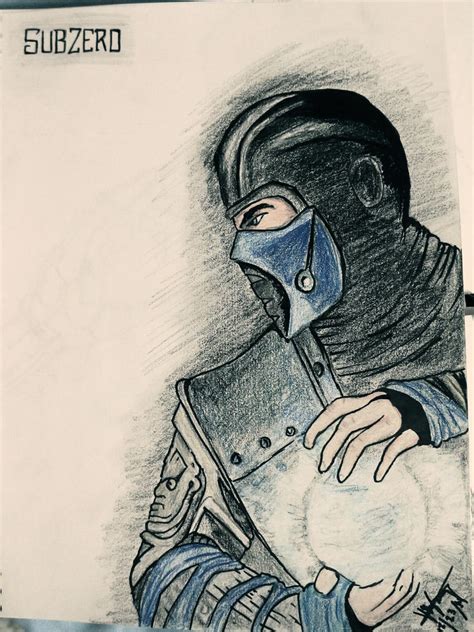 Sub-Zero Sketch by Smile4everbuds on DeviantArt