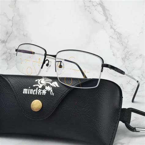 Mincltitanium Alloy Intelligence Progressive Multifocal Commercial Reading Glasses Bifocal