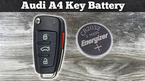 2020 Audi A4 Key Fob Battery Replacement