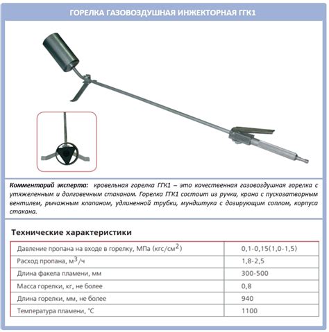 Ответ на вопрос: газовая горелка для ремонта мягкой кровли