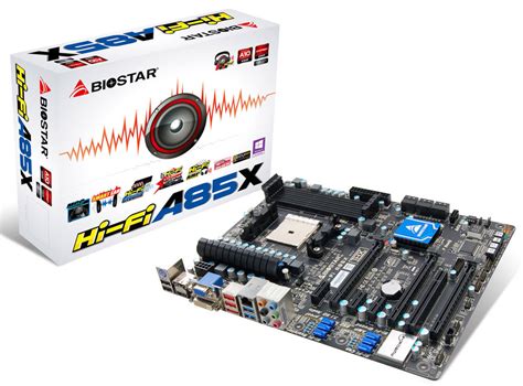 Biostar Launches Hi Fi A85X FM2 AMD Motherboard With THX Audio