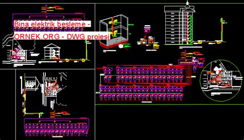 Besleme Detay Elektrik Panosu Dwg Projesi Autocad Projeler Hot Sex