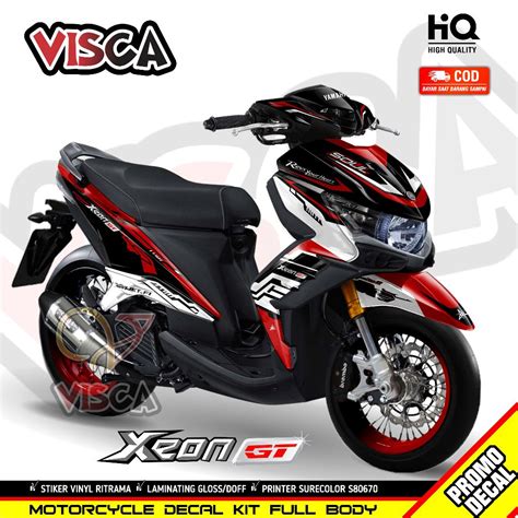 Jual Decal Xeon GT 125 Full Body Stiker Xeon GT 125 Full Body Striping