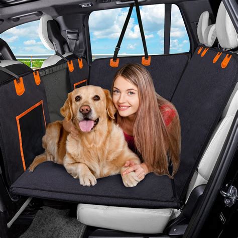 Citychase Back Seat Extender For Dogs Dog Car Seat Cover With Hard