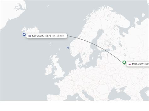 Direct Non Stop Flights From Moscow To Reykjavik Schedules