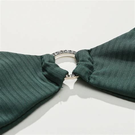 Rhinestone Rings Bikini Swimsuit YiQ Creations