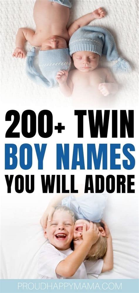 200+ Twin Boy Names That Go Together Perfectly