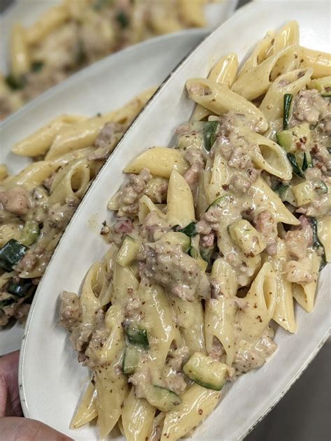 Penne Salsiccia E Zucchine Primo Piatto Ricco E Super Facile