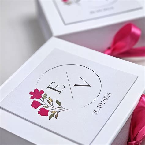 Caixa Para Padrinhos De Casamento Personalizada Classic