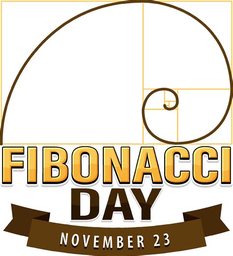 Fibonacci day poster design 13763214 Vector Art at Vecteezy