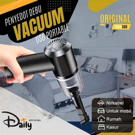 Jual Vacuum Cleaner Portable Alat Penyedot Debu Serbaguna Mobil Vakum