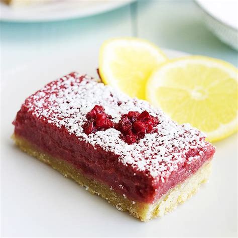 Raspberry Lemonade Bars Food Fam Recipes