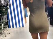 Anal Flashing Shopping Mall With Anal Plug