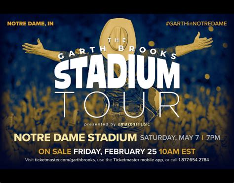 Notre Dame Stadium Seating Chart Garth Brooks Concert Cabinets Matttroy