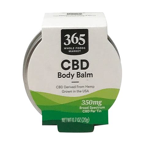 Cbd Body Balm Mg Oz At Whole Foods Market