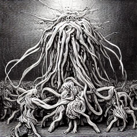 The Giant Flying Spaghetti Monster Made With Starryai R Starryai