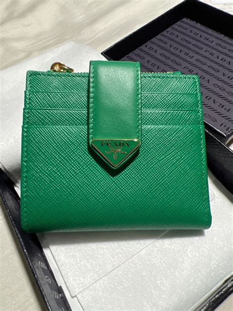 Green wallet, Luxury, Bags & Wallets on Carousell