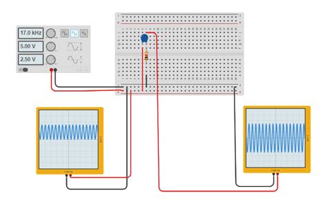 Circuit Design Filtro Pasa Altas Tinkercad