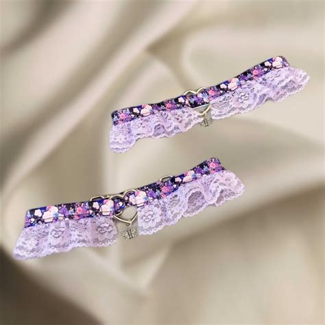 Purple Garter Etsy