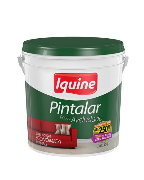 Iquine Tinta Pintalar Balde 15 Lt Perola - Patria Unida