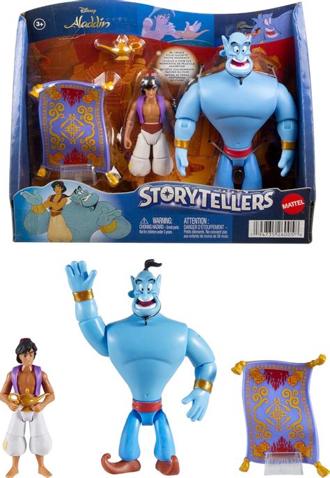 Disney Aladdin Storytellers Pack Of 3 Figures Genie Aladdin And Magic