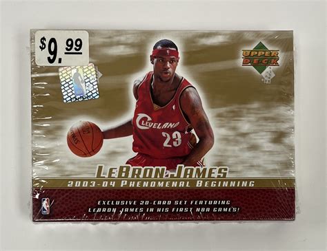 Lot Detail Factory Sealed Lebron James Upper Deck Phenomenal