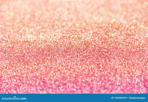 Classic Salmon Orange And Pink Glitter Background Stock Image Image