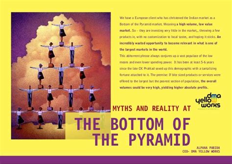 Myths And Reality At The Bottom Of The Pyramid