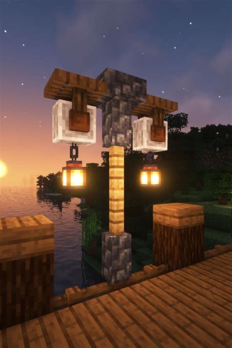 Minecraft Lantern/Lightning Design EASY | Minecraft, Minecraft haus ...