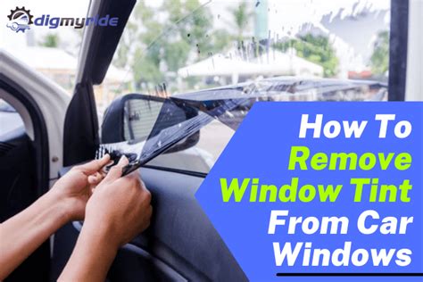 How to Remove Window Tint From Car Windows