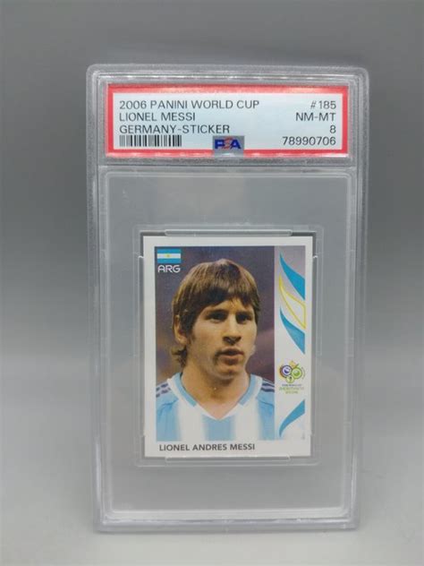 2006 Panini World Cup Stickers Lionel Messi 185 WC Rookie 1