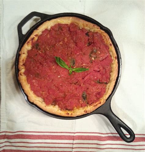 Chicago-Style Deep Dish Pizza | NomAppetit.com