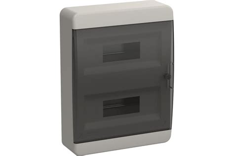 Корпус пластиковый IEK TEKFOR ЩРН-П-24 IP41 черн. прозр. дверь / BNK 40 ...