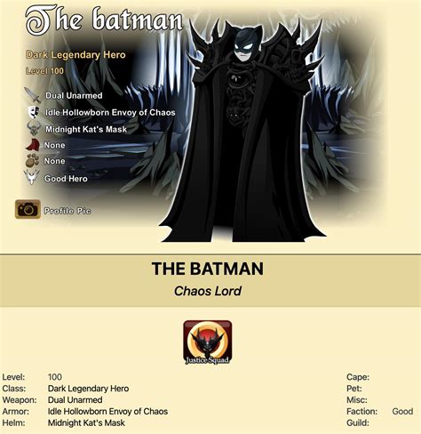 Found this elite profile : r/AQW