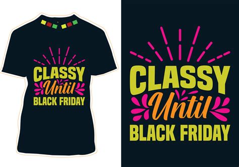 Black Friday T Shirt Design 12618679 Vector Art At Vecteezy