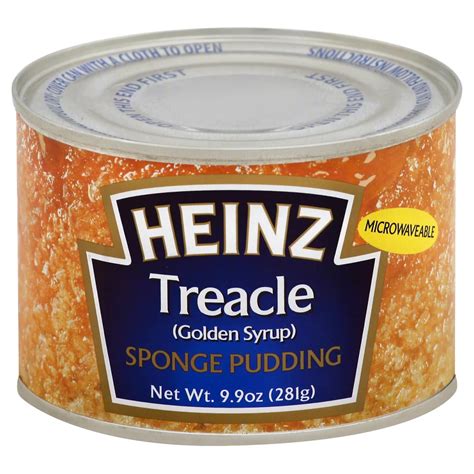 Heinz Treacle Golden Syrup Sponge Pudding Shop Pudding Gelatin Mix