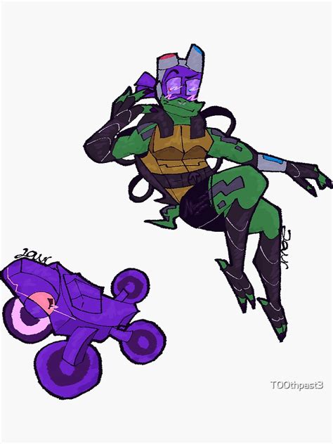 Donnie And Shelldon Rottmnt Sticker For Sale By T00thpast3 Redbubble