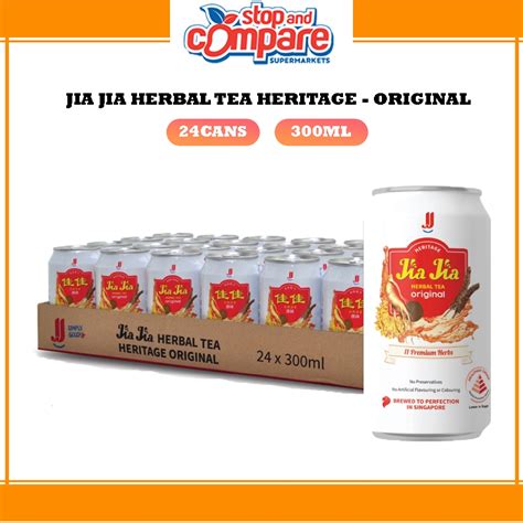 Jia Jia Herbal Tea Heritage Original 24 X 300ML Stop And Compare