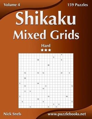 Minesweeper Mixed Grids Hard Volume 4 159 Logic Puzzles Nick Snels
