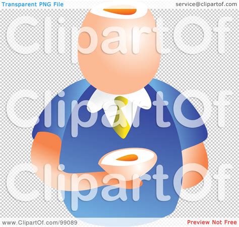 Royalty-Free (RF) Clipart Illustration of a Businessman With An Egg Face by Prawny #99089