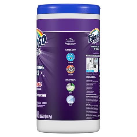 Fabuloso 90 Count Lavender Disinfectant Wipes All Purpose Cleaner