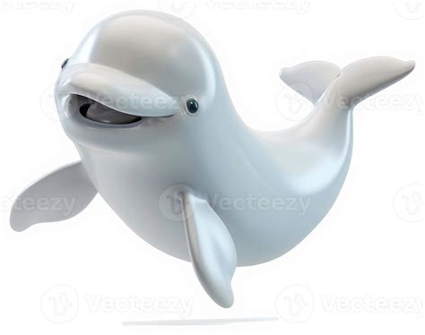 Joyful beluga whale design. 60584087 PNG