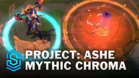 Mythic PROJECT Ashe Chroma Comparison League Of Legends Mythic