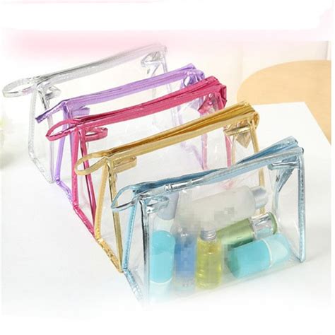 Aloiness 1 PCS Trousse De Toilette Transparente Kit De Voyage Pour L