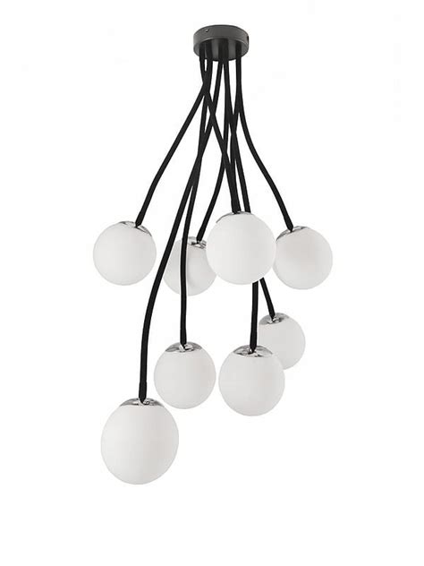 Lampa wisząca żyrandol LED pająk sufitowa 8x40w szklane kule LOFT DO