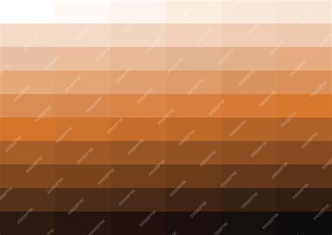 Paleta De Cores Bronze - Paleta de cores bronze com tons diferentes | Vetor Premium