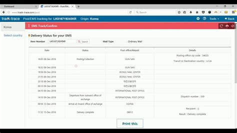 Ems Tracking 🌈express Mail Service Ems Tracking